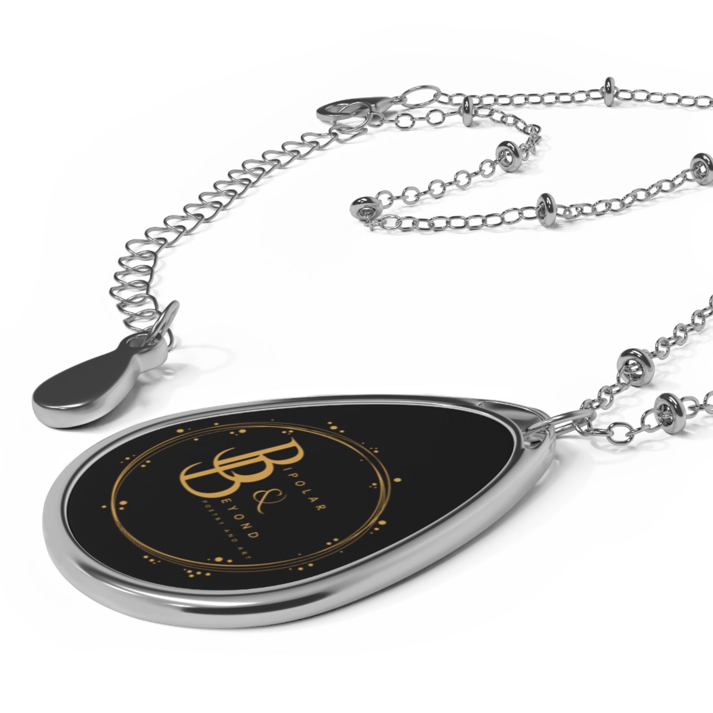 Elegant Oval Necklace with Personalization Option | Perfect Gift for Special Occasions