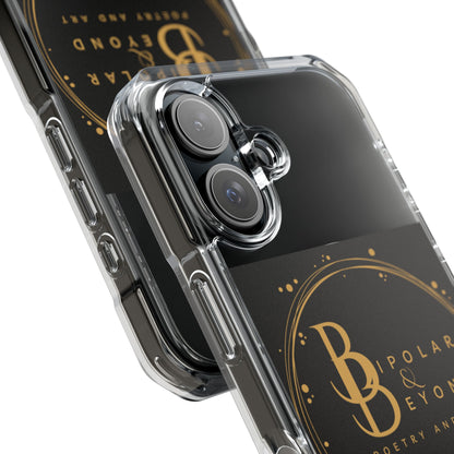 Magnetic Clear Impact Case - Bipolar & Beyond Poetry and Art Design