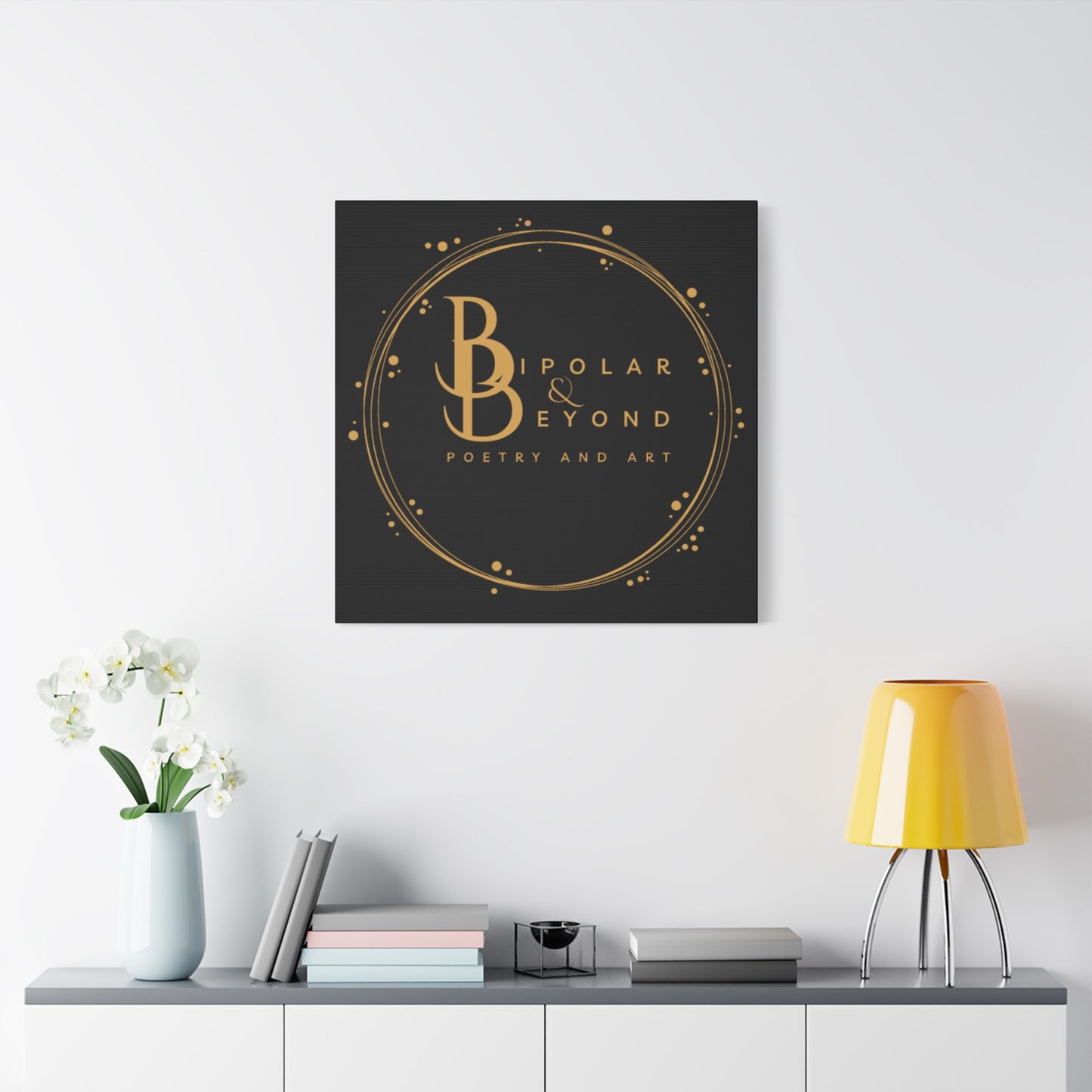 Artistic Matte Canvas Print - Bipolar & Beyond Poetry & Art