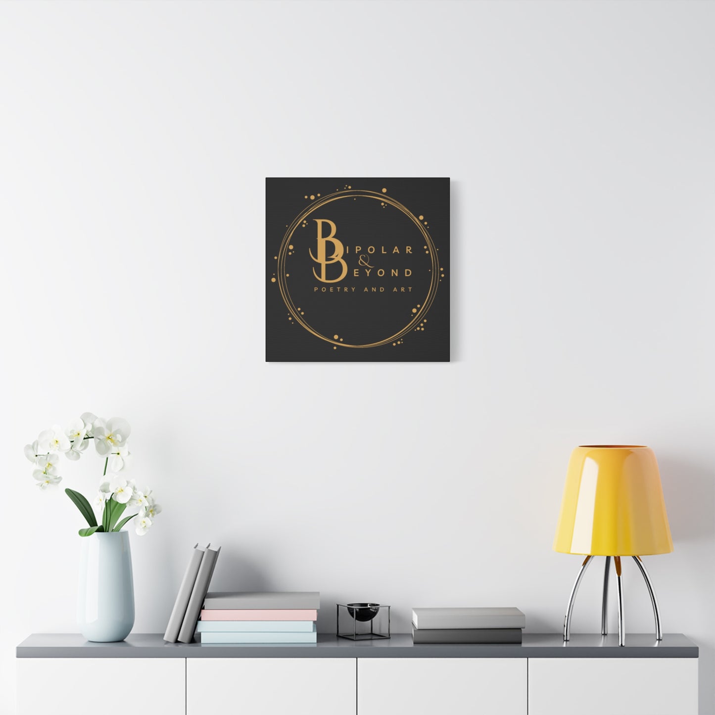 Artistic Matte Canvas Print - Bipolar & Beyond Poetry & Art