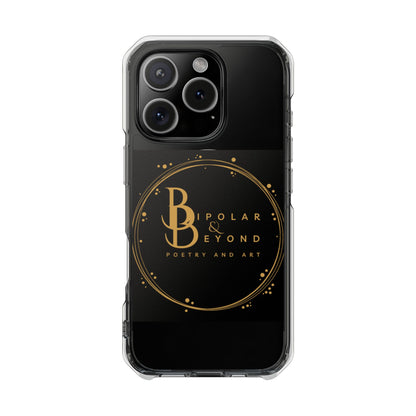 Magnetic Clear Impact Case - Bipolar & Beyond Poetry and Art Design