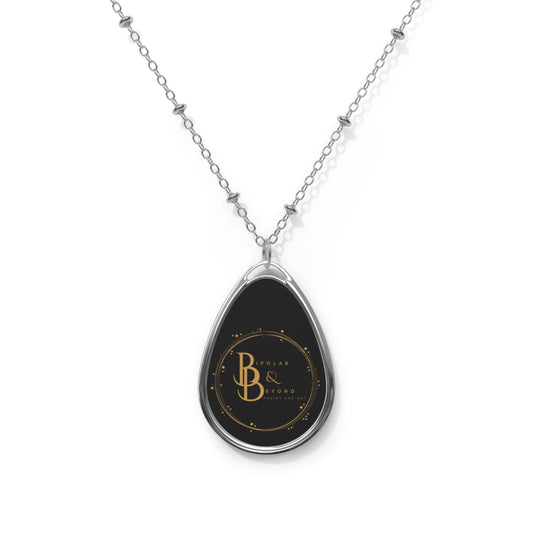 Elegant Oval Necklace with Personalization Option | Perfect Gift for Special Occasions