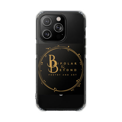 Magnetic Clear Impact Case - Bipolar & Beyond Poetry and Art Design