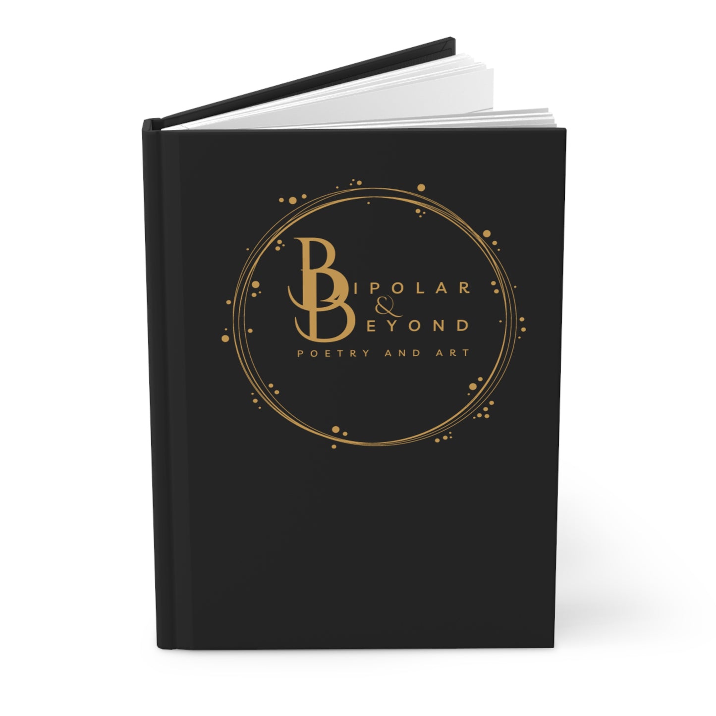 Elegant Hardcover Journal - Bipolar & Beyond Poetry and Art