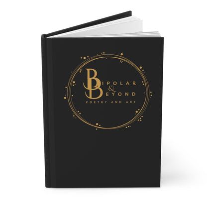 Elegant Hardcover Journal - Bipolar & Beyond Poetry and Art