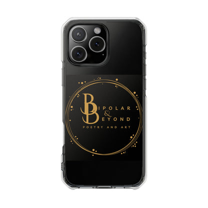 Magnetic Clear Impact Case - Bipolar & Beyond Poetry and Art Design