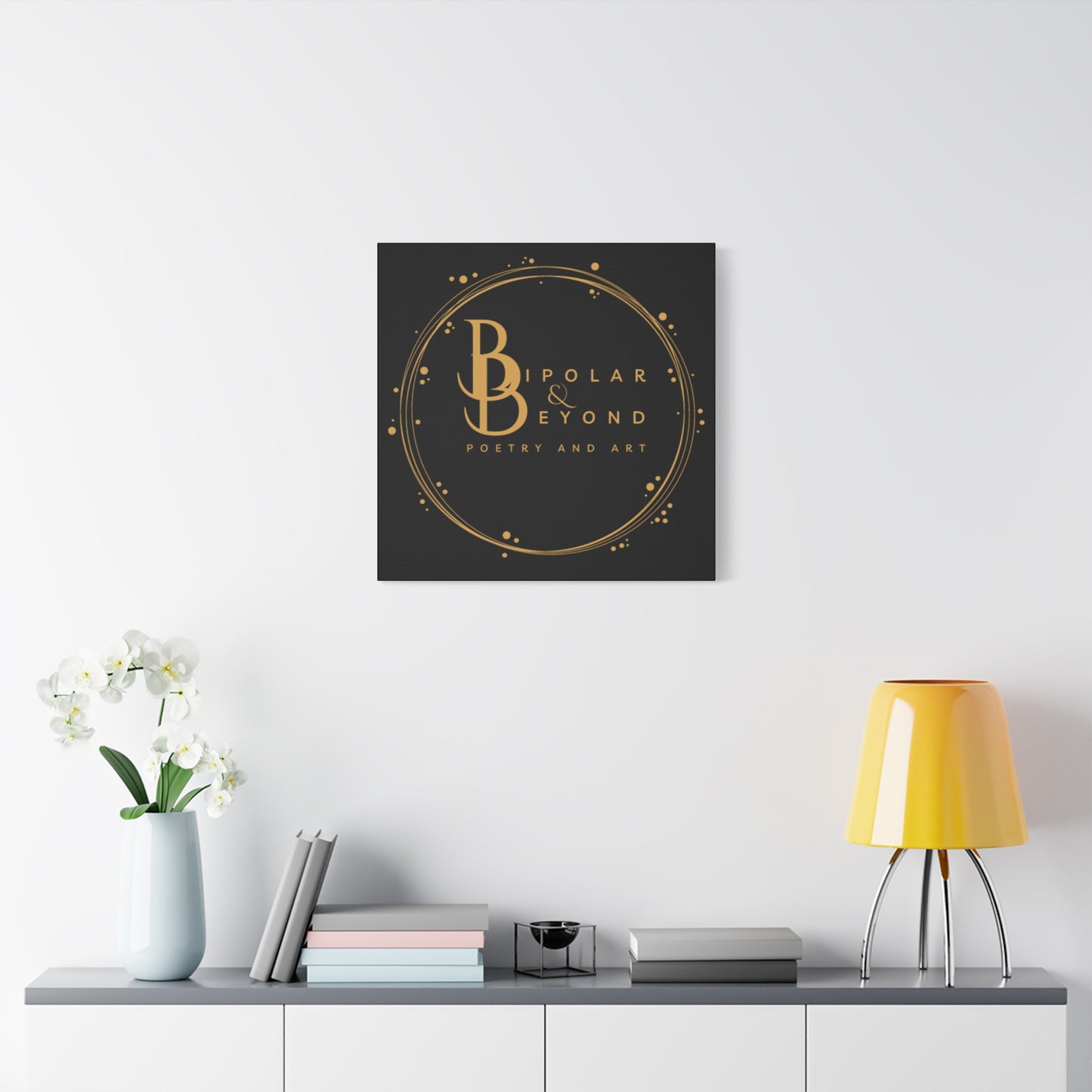 Artistic Matte Canvas Print - Bipolar & Beyond Poetry & Art