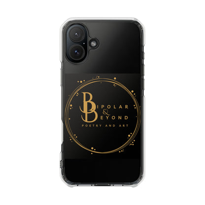 Magnetic Clear Impact Case - Bipolar & Beyond Poetry and Art Design