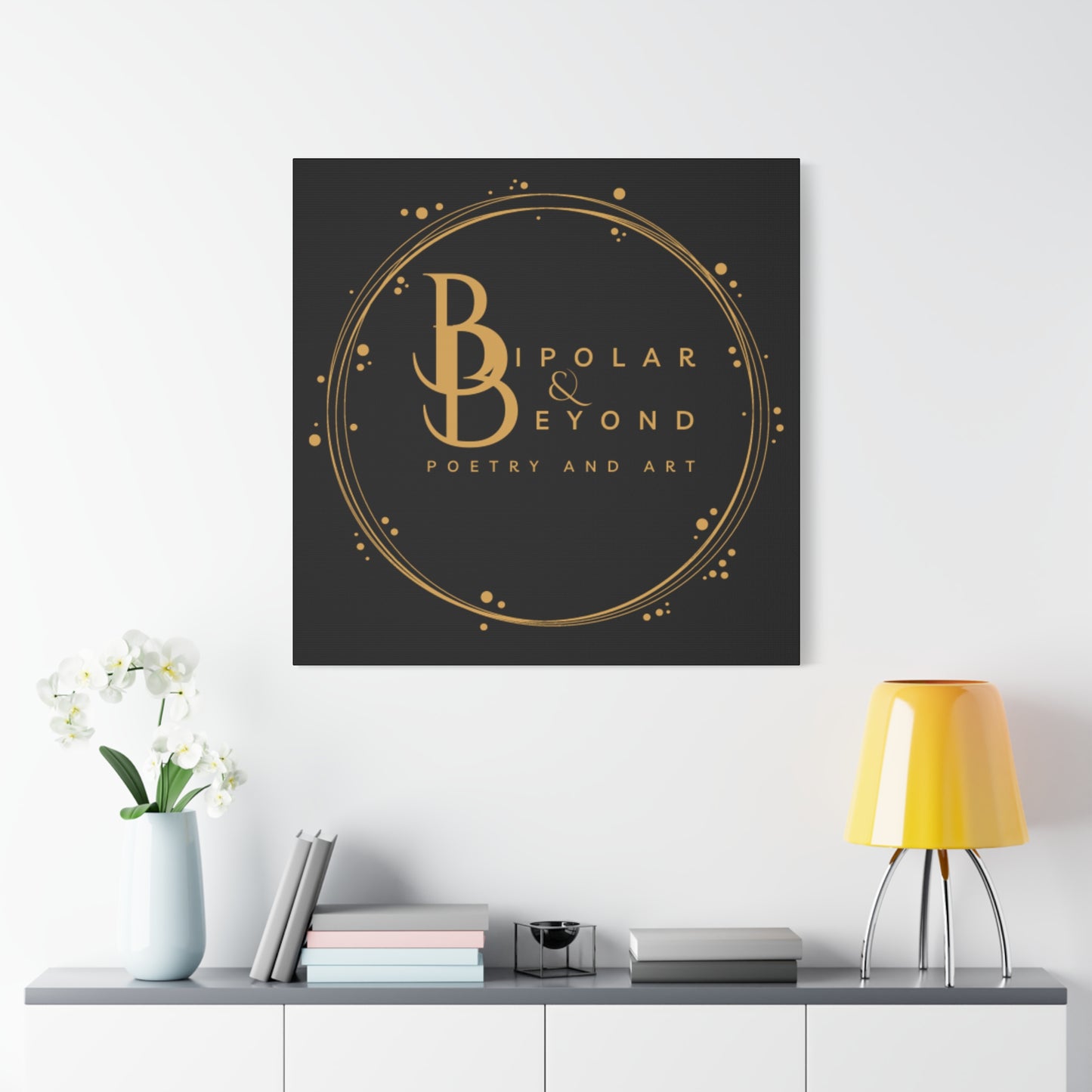 Artistic Matte Canvas Print - Bipolar & Beyond Poetry & Art