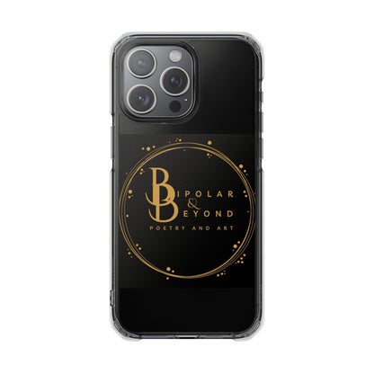 Magnetic Clear Impact Case - Bipolar & Beyond Poetry and Art Design