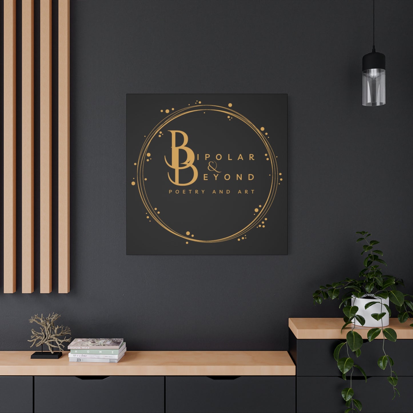 Artistic Matte Canvas Print - Bipolar & Beyond Poetry & Art