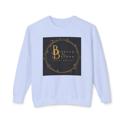 Bipolar & Beyond Unisex Lightweight Crewneck Sweatshirt - Poetry and Art Inspired