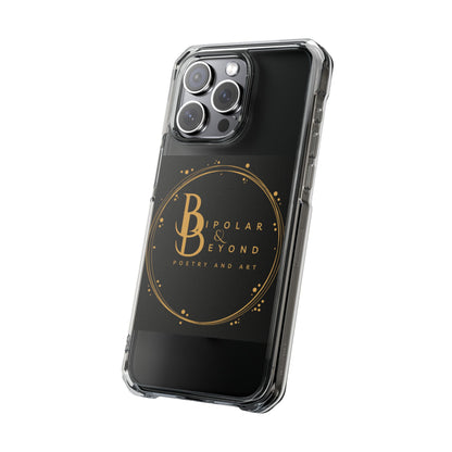 Magnetic Clear Impact Case - Bipolar & Beyond Poetry and Art Design