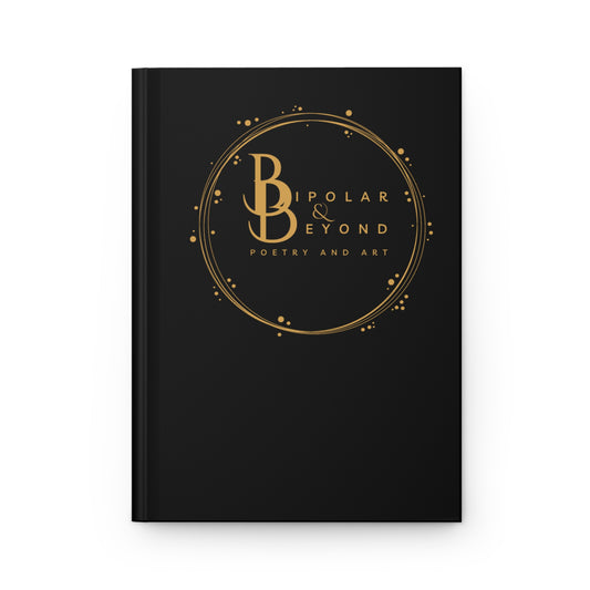 Elegant Hardcover Journal - Bipolar & Beyond Poetry and Art