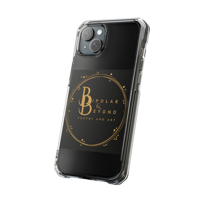 Magnetic Clear Impact Case - Bipolar & Beyond Poetry and Art Design