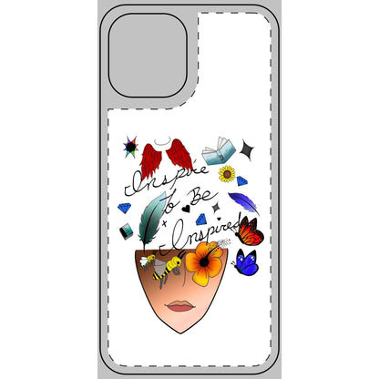 Inspirational Phone Skin - Inspire to Be Inspired Design for Creatives