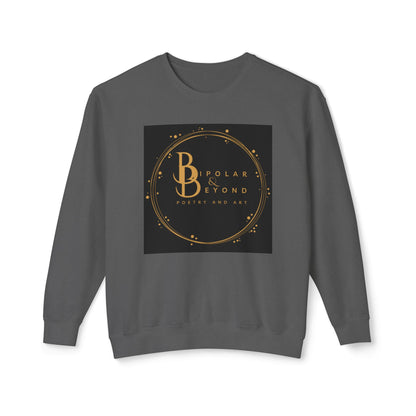 Bipolar & Beyond Unisex Lightweight Crewneck Sweatshirt - Poetry and Art Inspired