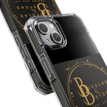 Magnetic Clear Impact Case - Bipolar & Beyond Poetry and Art Design